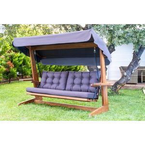 Garden Triple Swing Chair Viva 2400 - Anthracite vyobraziť