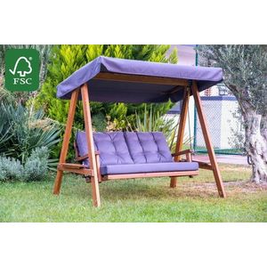 Garden Double Swing Chair Pera 2000 - Anthracite vyobraziť
