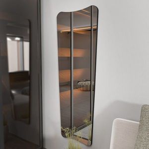 Stojace zrkadlo Vitros - Transparent, Black vyobraziť