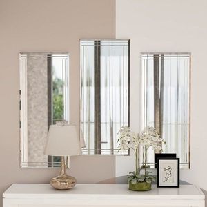 Decorative Mirror Set (3 Pieces) Mini Buhem - Transparent vyobraziť