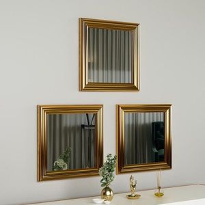 Mirror Set (3 Pieces) Otto - Gold vyobraziť