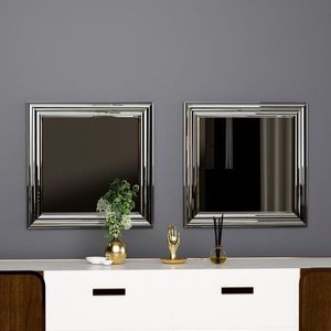 Mirror Set (2 Pieces) Bale - Silver vyobraziť