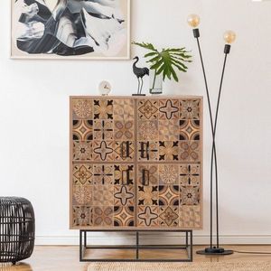 Viacúčelová skrinka Quantum Solo - Retro vyobraziť