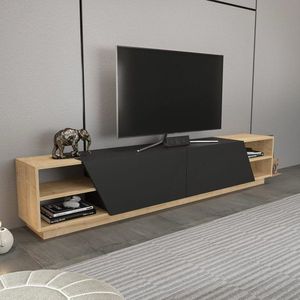 TV stolík Rhodes - Oak, Anthracite vyobraziť