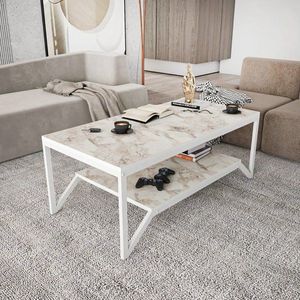 Konferenčný stolík Flora - White vyobraziť