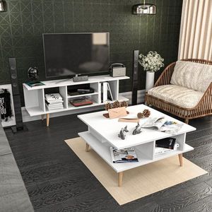 Konferenčný stolík Akya Coffee Table - White vyobraziť