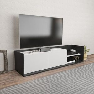 TV stolík Krog - Anthracite, White vyobraziť
