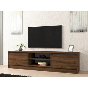 TV stolík Olça - Walnut, Anthracite vyobraziť