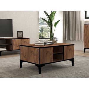 Konferenčný stolík Cide - Atlantic Pine, Black vyobraziť