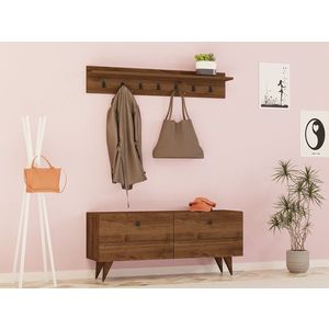 Predsieňová stena Rupa - Walnut vyobraziť