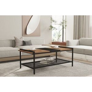 Konferenčný stolík Mata - Atlantic Pine, Black vyobraziť