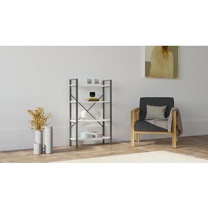 Knižnica Mina - White vyobraziť