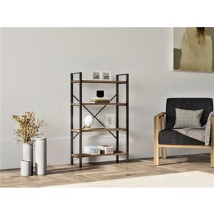 Knižnica Mina - Walnut vyobraziť