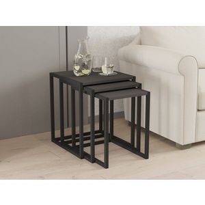 Sada odkladacích stolíkov (3 kusy) Tali - Black, Anthracite vyobraziť