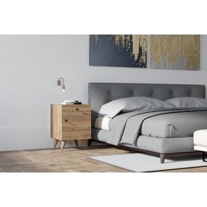 Nočný stolík Pila - Walnut vyobraziť