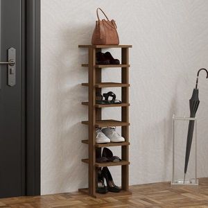 Skrinka na topánky / Botník Ayka - Walnut vyobraziť