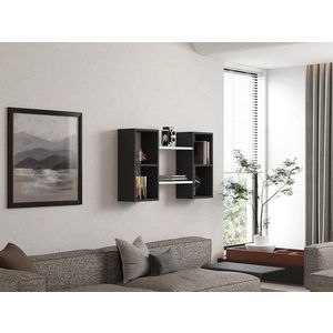 Nástenná polica Bambi - White, Anthracite vyobraziť