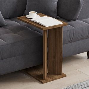 Príručný stolík / Odkladací stolík Lun - Walnut vyobraziť