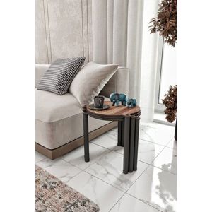 Sada odkladacích stolíkov (3 kusy) Lavia 3 - Walnut vyobraziť