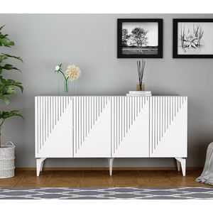 Konzolový stolík Draw - White vyobraziť