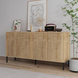 Konzolový stolík Evolet - Sapphire Oak vyobraziť