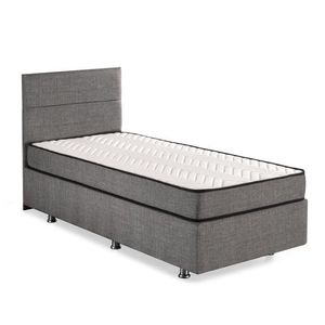 Single Mattress, Base & Headboard Silver - Grey (80 x 180) vyobraziť