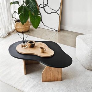 Konferenčný stolík Melted - Black, Sapphire Oak vyobraziť