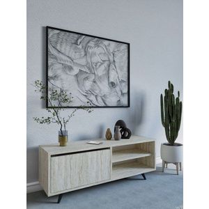 TV stolík Maku - Travertine vyobraziť
