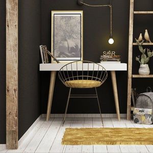 Písací stôl Veronika - White vyobraziť