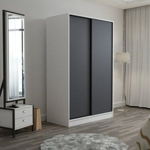 Šatníková skriňa Kale White Anthracite - 2309 vyobraziť