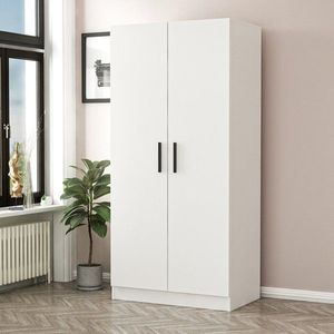 Šatníková skriňa Kale Chain White - 190 vyobraziť