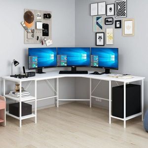 Písací stôl Power L - White vyobraziť