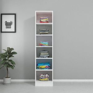 Šatníková skriňa Kale Raflı 190 - White vyobraziť