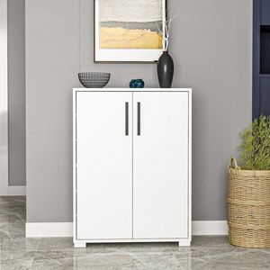 Skrinka na topánky / Botník Lupa - White vyobraziť