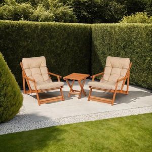 Garden Table & Chairs Set (3 Pieces) My007 vyobraziť