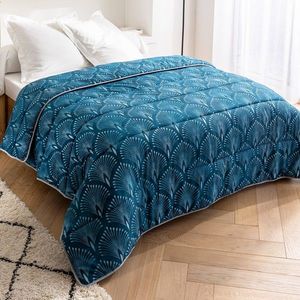 Bavlnená prikrývka s potlačou Palmito 400 g/m2 vyobraziť