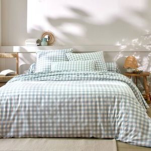 Posteľná bavlnená bielizeň Lou s kockovaným vzorom vyobraziť