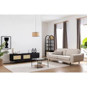 TV skrinka / Obývacia stena Nala 180 - Black vyobraziť