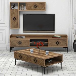 Living Room Furniture Set Samba - Walnut vyobraziť