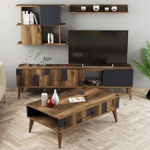 Living Room Furniture Set Madrid - Anthracite vyobraziť