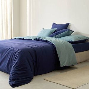 Bavlnené dvojfarebná posteľná bielizeň vyobraziť