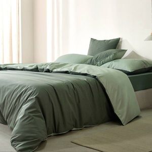 Bavlnené dvojfarebná posteľná bielizeň vyobraziť