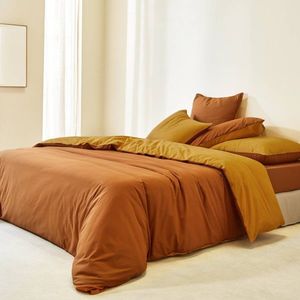 Bavlnené dvojfarebná posteľná bielizeň vyobraziť