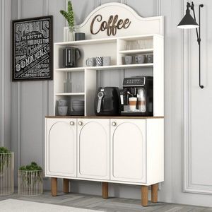 Coffee Bar Cabinet Bohem 861 - Cream vyobraziť