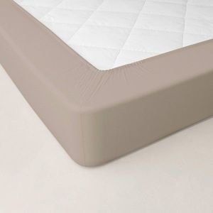 Jednofarebná perkálová napínacia plachta, hĺbka rohov 40 cm vyobraziť