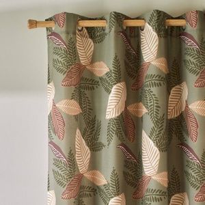 Zatemňovací záves s potlačou listov vyobraziť