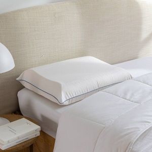 Latexový ergonomický vankúš Dunlop s mikroperforáciou, dvojitý zvlnený tvar vyobraziť