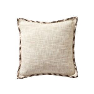 Jednofarebný vankúš z textúrovanej bavlny vyobraziť