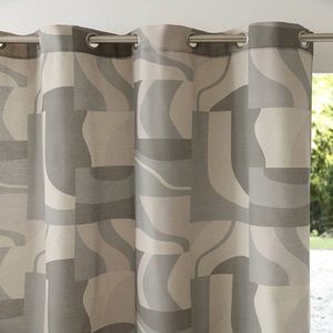 Zatemňovací záves s potlačou a kovovými očkami vyobraziť