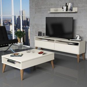 Living Room Furniture Set Best - Cream vyobraziť